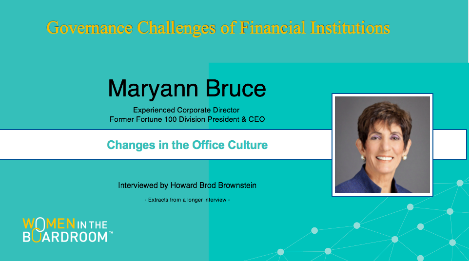 Discussing Changes in Office Culture with Maryann Bruce